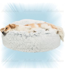 Coussin chien rond
